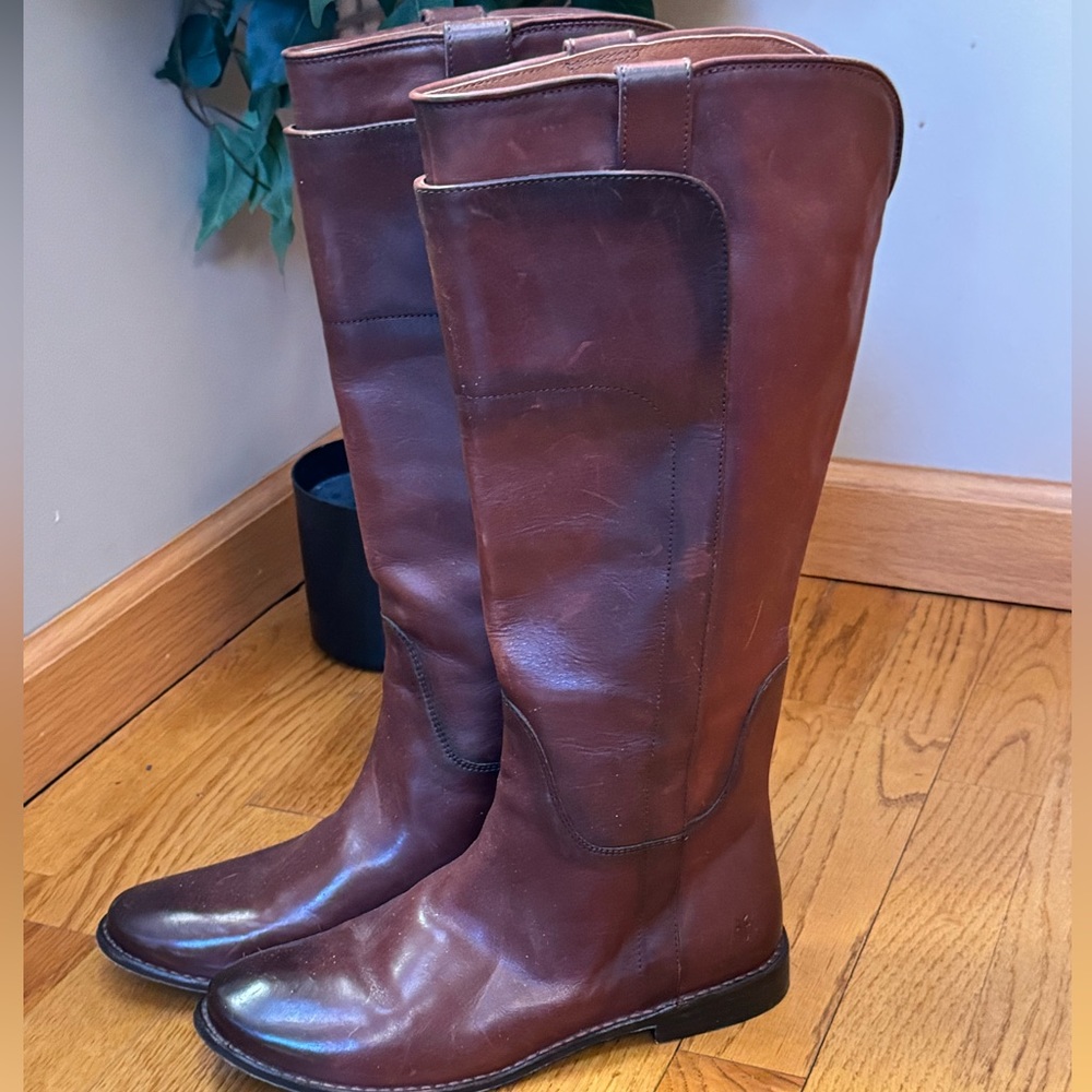 Frye PAIGE 3476530 Leather Boots 7.5 EXCELLENT! - Picture 1 of 6